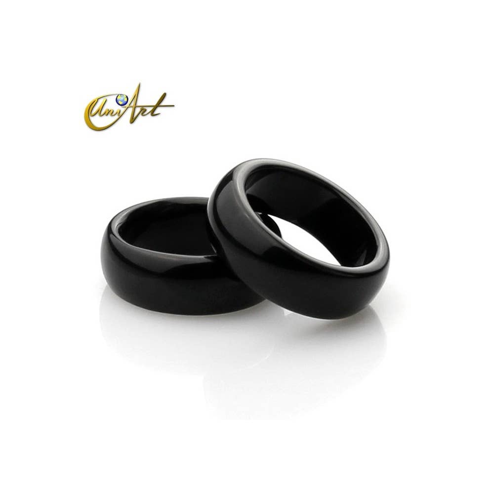 Onyx Natural Band Ring (Wide) - US 10