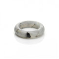 Clear Labradorite Natural Band Ring - US 8