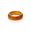 Miracle Agate Natural Band Ring - US 7