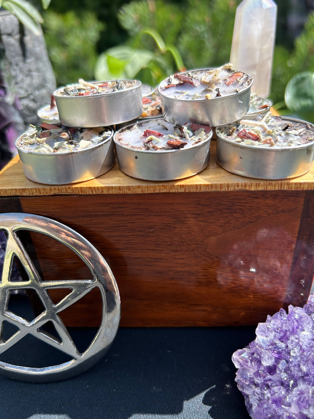 Health And Healing Tealight Spell Candles
