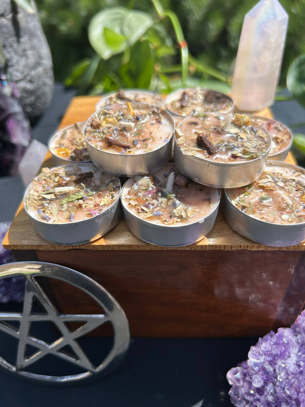 Health And Healing Tealight Spell Candles