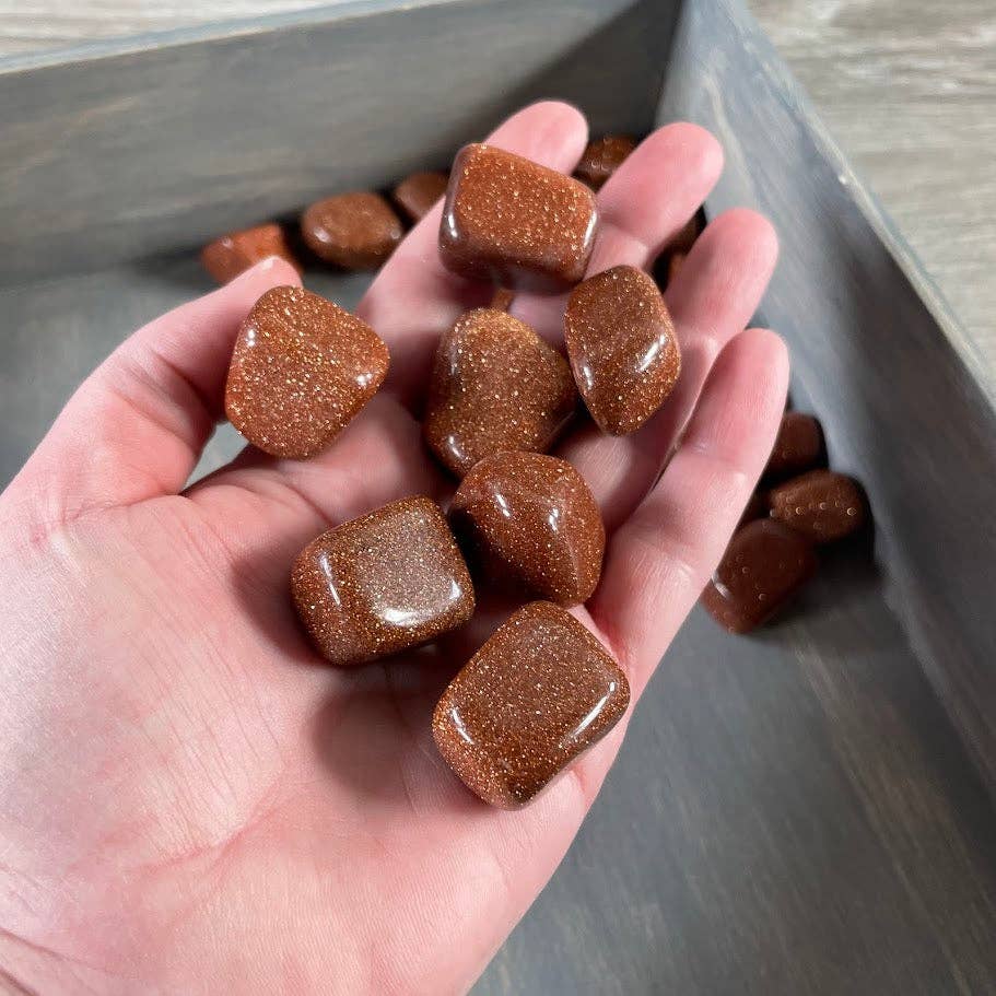Goldstone Tumbled Stones (Large)