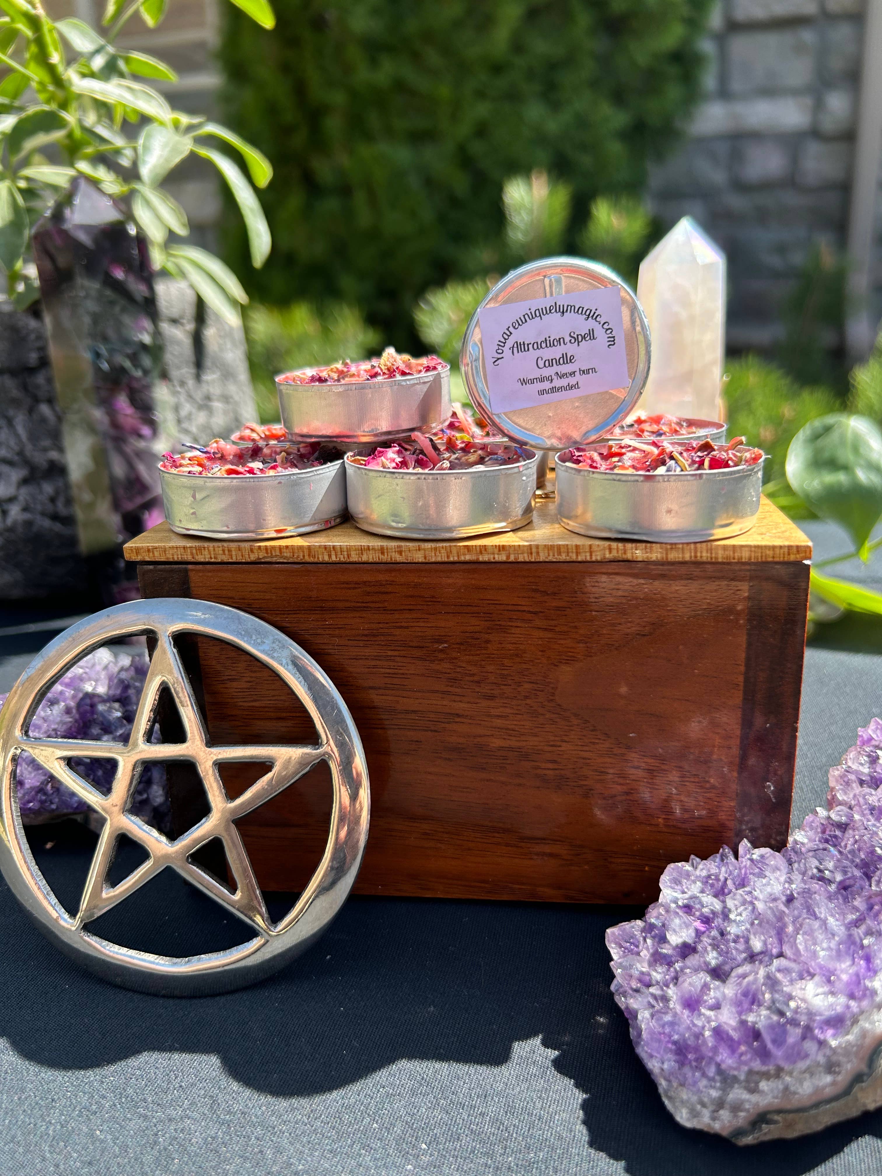 Attraction Tealight Spell Candles