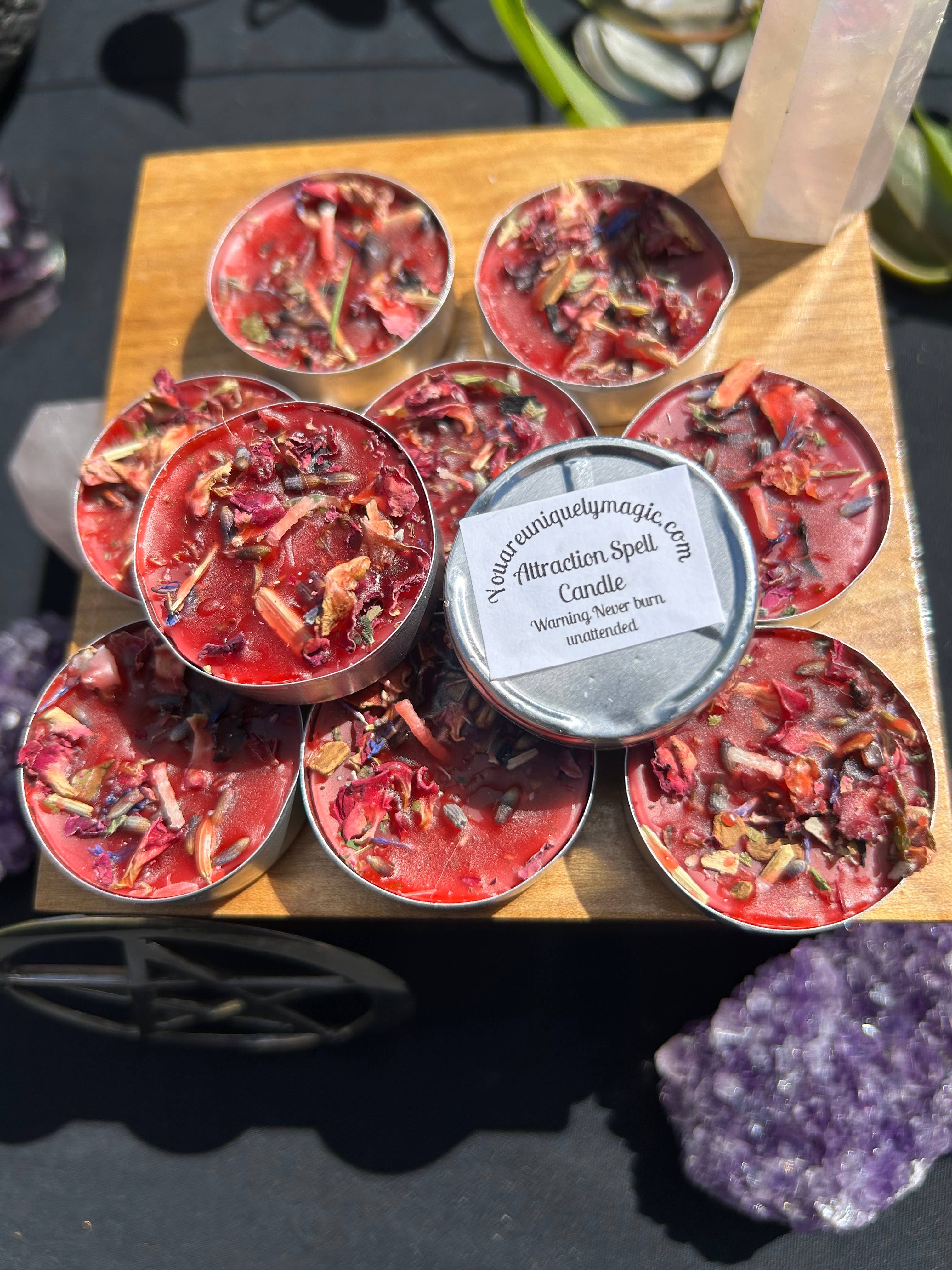 Attraction Tealight Spell Candles