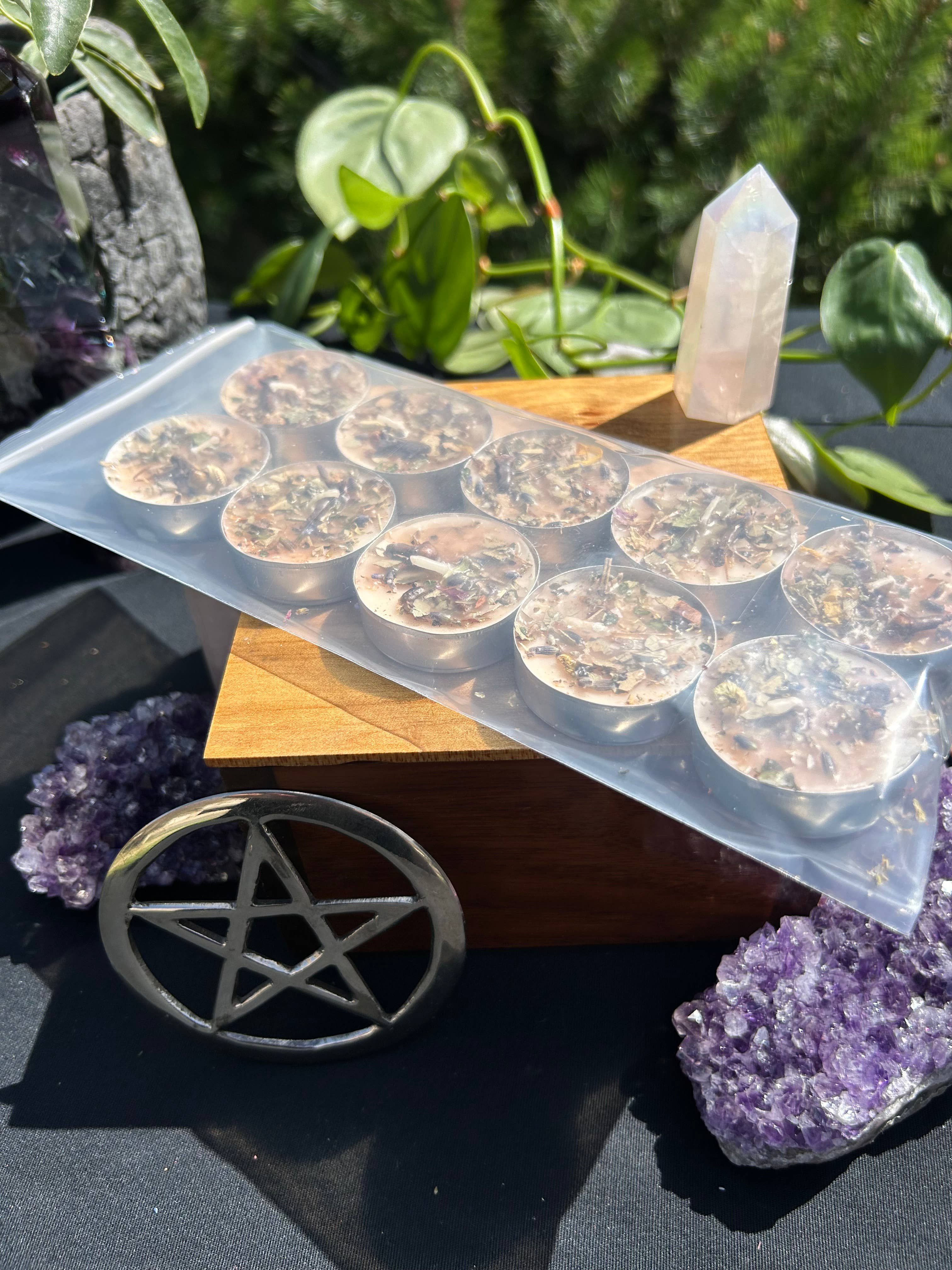 Health And Healing Tealight Spell Candles