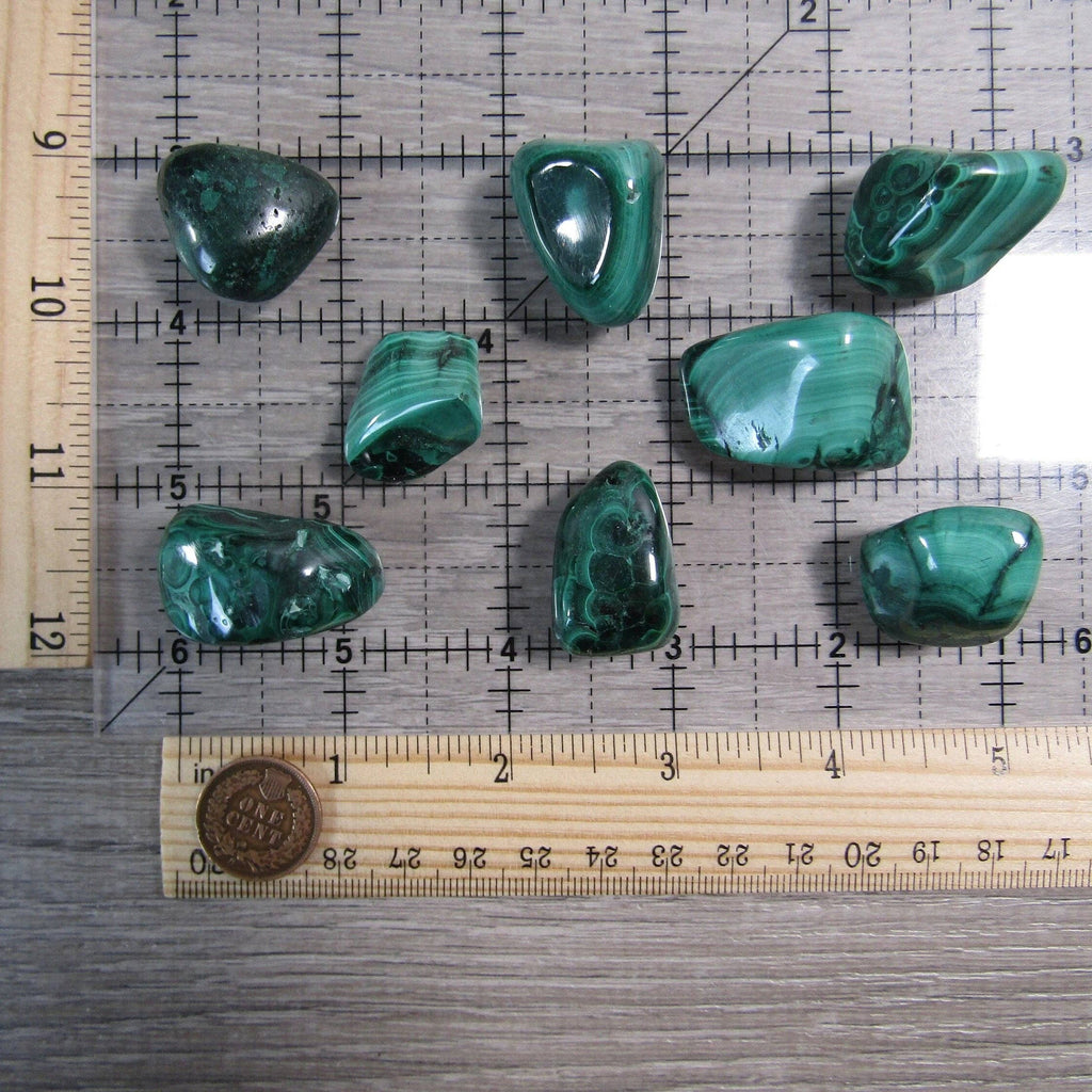Malachite Tumbled Stones