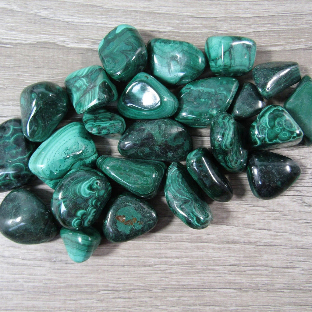 Malachite Tumbled Stones