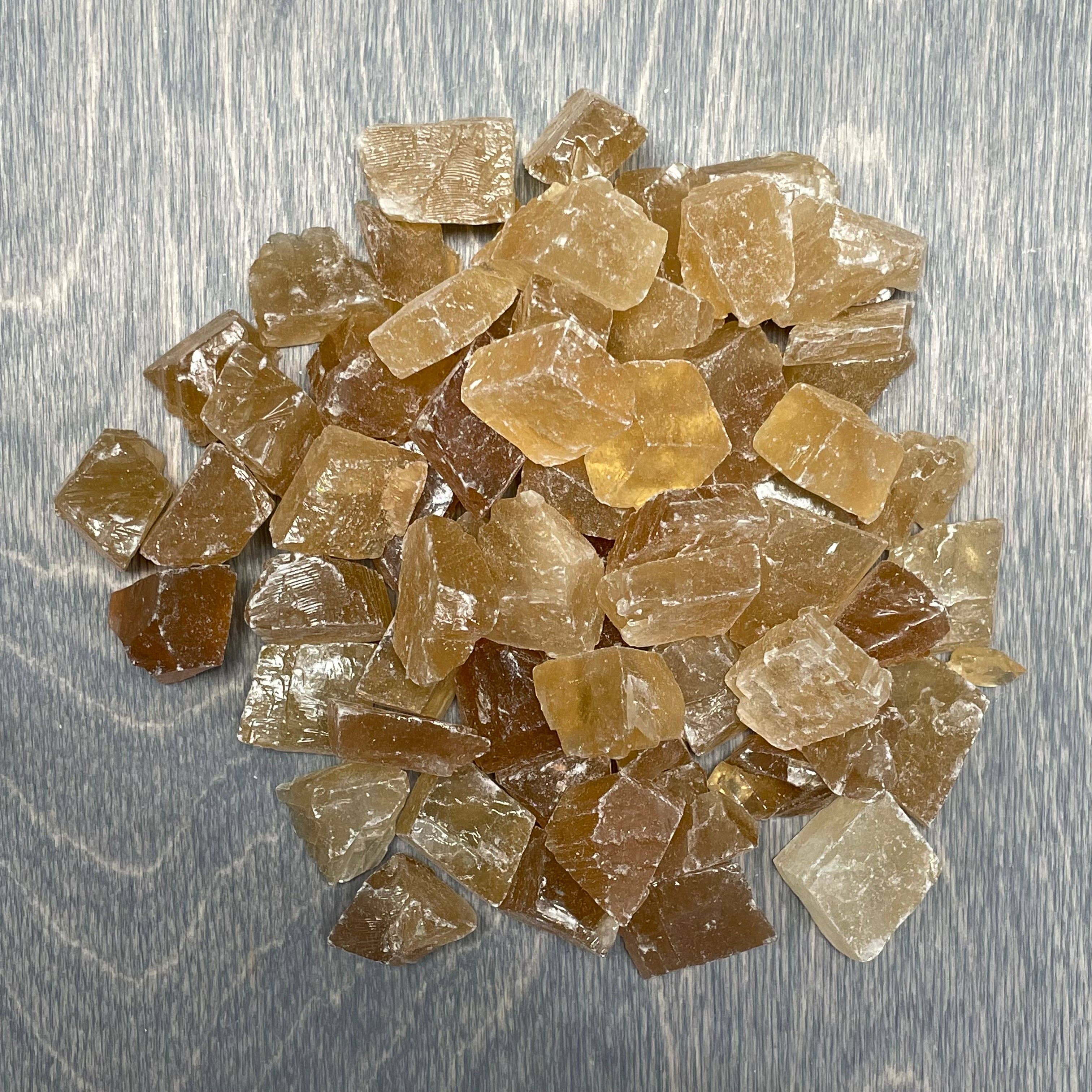 Honey Calcite Chunks